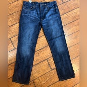 Levi’s 514 jeans men’s 38x32 blue straight fit 100% cotton denim nice!